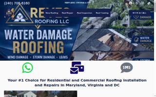 Reyes roofing of Chillum website