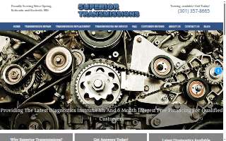 Superior Transmissions of Silver Spring website