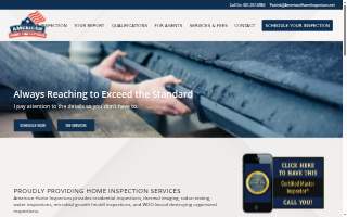 American Home Inspectors of Clarksburg website