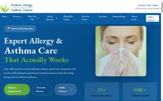 Asthma Allergy & Sinus Center website