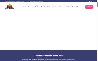 Barking Trails website