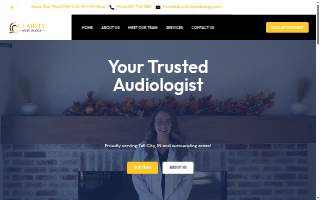 Clarity Audiology & Hearing Solutions website
