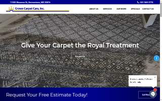 Crown Carpet Care, Inc. website