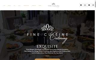 Fine Cuisine Catering website