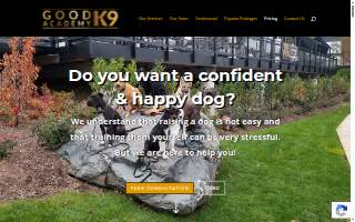 Good K9 Academy of Montgomery Village website