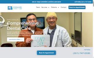 Highlands Dental Care website