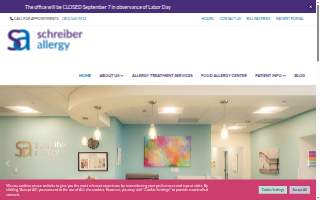 Schreiber Allergy website