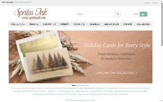 Sprites Ink Calligraphy and Printing website