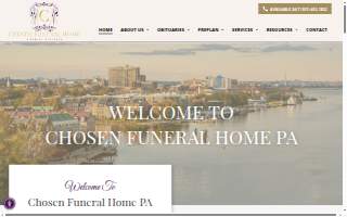 Chosen Funeral Home PA website