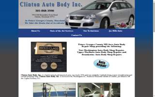 Clinton Auto Body, Inc. website