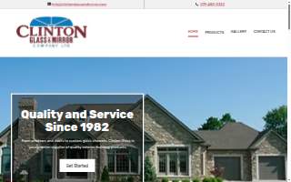Clinton Glass website