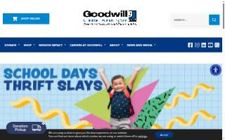 Goodwill of Greater Washington Retail Store website