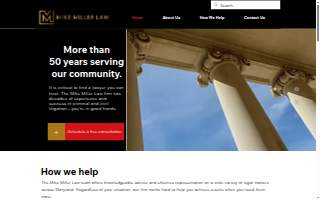 Mike Miller Law website