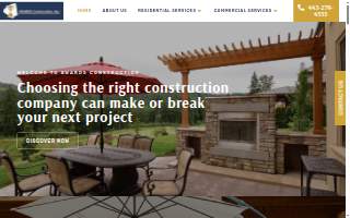 Awards Construction website
