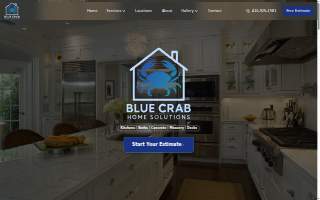 Blue Crab Home Solutions website