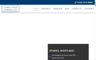 Campus Title Company website