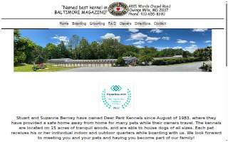 Deer Park Kennels website