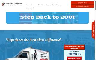 First Class Mechanical of Cockeysville website
