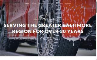 Gary's Auto Detailing of Cockeysville website