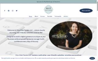 May Web Design, LLC website