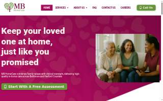 MB HomeCare website