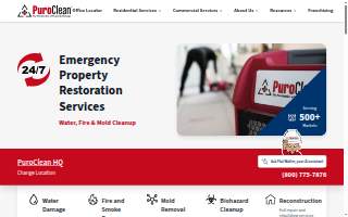 PuroClean of Hunt Valley website