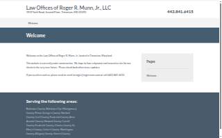 Roger R Munn Jr Law Office website
