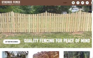 Stackus Fence Co LLC of Cockeysville website