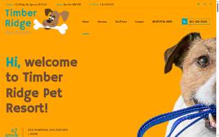 Timber Ridge Pet Resort of Cockeysville website