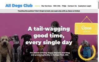 All Dogs Club of College Park website