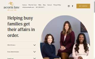 Acorn Law, LLC of Columbia website