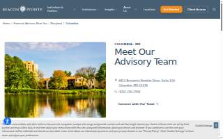 Beacon Pointe Advisors of Columbia website