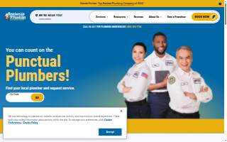 Benjamin Franklin Plumbing of Columbia website