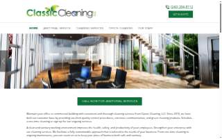 Classic Cleaning Corporation website