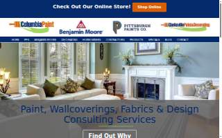 Columbia Paint website