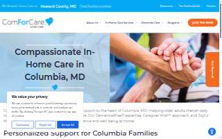 ComForCare Home Care (Howard County, MD) website