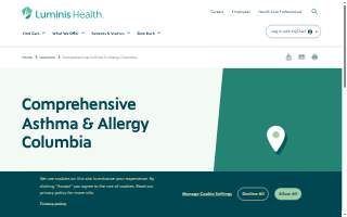 Comprehensive Asthma & Allergy website