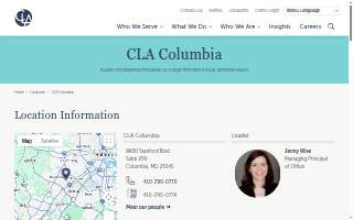CPA in Columbia MD website
