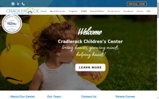 Cradlerock Children's Center website