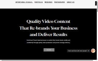 Intentional Visuals LLC of Columbia website