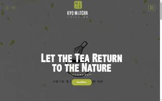 Kyo Matcha website