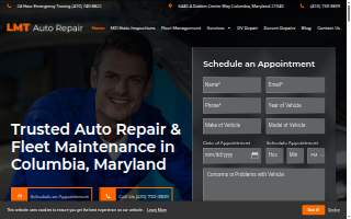 LMT Auto Repair website