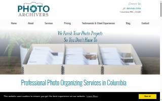 Photo Archivers website