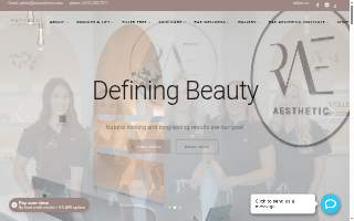 RAE Aesthetic website