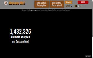 Rescue Me Virtually website