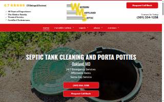 Western Maryland Septic of Columbia website