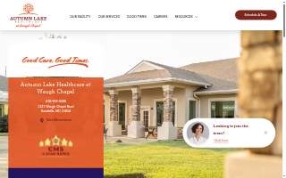 Autumn Lake Healthcare at Waugh Chapel website