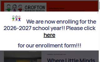 Crofton Nursery School Inc website