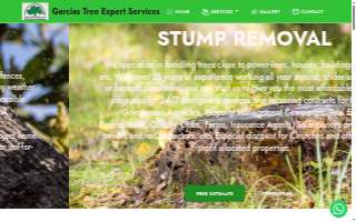 Garcias Tree Experts Services website
