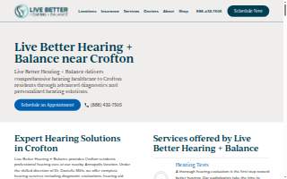 Hearing Healthcare Services website